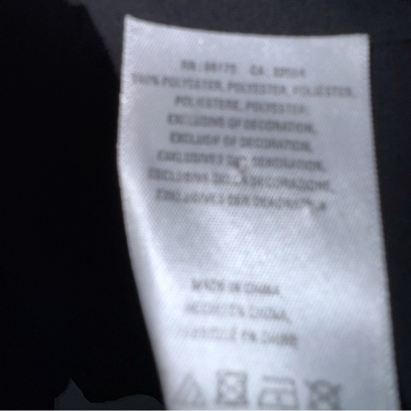 Daniel Rainn Silky Black Long Sleeve Pin Tucked Peasant Blouse Top Sz Large - Picture 6 of 9